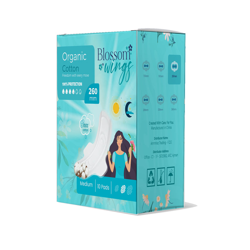 Day Pads 260mm All-Day Comfort, 10 Count