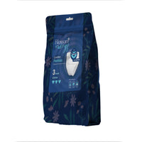 Blossom Wings Comfort Panties unfolded — front view showing 360-degree absorbency design