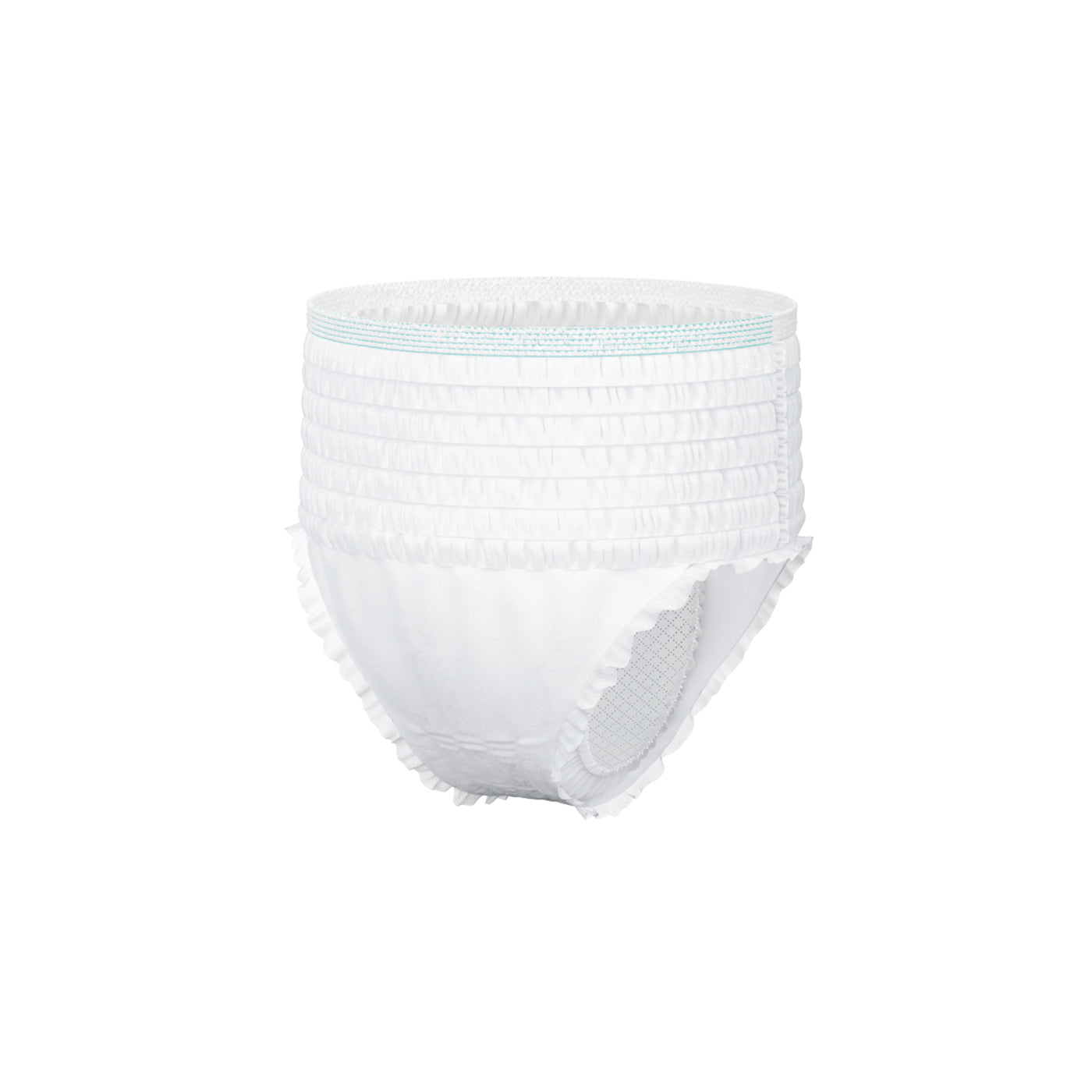 Blossom Wings Comfort Panties — back view showing tear-away sides for easy removal